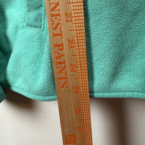 Columbia PFG Women's Turquoise Blur Fleece Pullover Sz Medium Sweatshirt - Picture 10 of 11